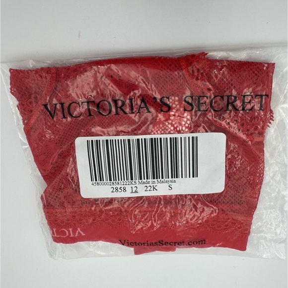 Victoria's Secret Red Stretch Lace Hiphugger 2012 Bikini Panty - Picture 7 of 12